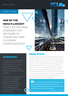 FCI CCM Revolutionized India’s 2nd Largest Public Sector Bank Legacy System